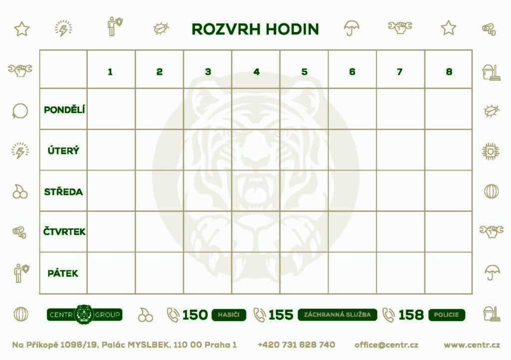 Rozvrh hodin