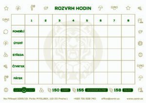 Rozvrh hodin